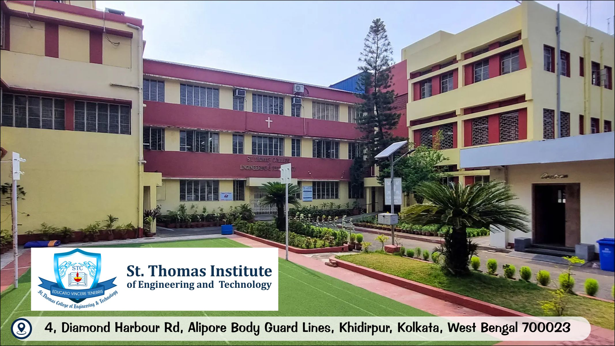 out side view of St. Thomas College of Engineering & Technology